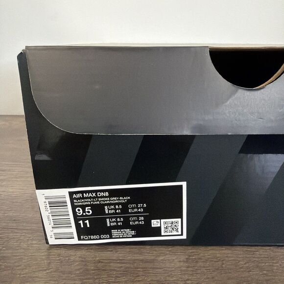 Size 9.5 - Nike Air Max DN8 Black/Volt-LT Smoke Grey-Black Shoes FQ7860-003 main image 5